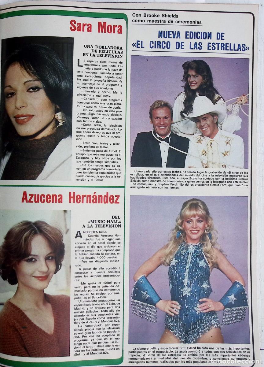 Collezionismo di Riviste e Giornali: EL CIRCO DE LAS ESTRELLAS BROOKE SHIELDS TAB HUNTER azucena hernandez miss espa&ntilde;a sara mora