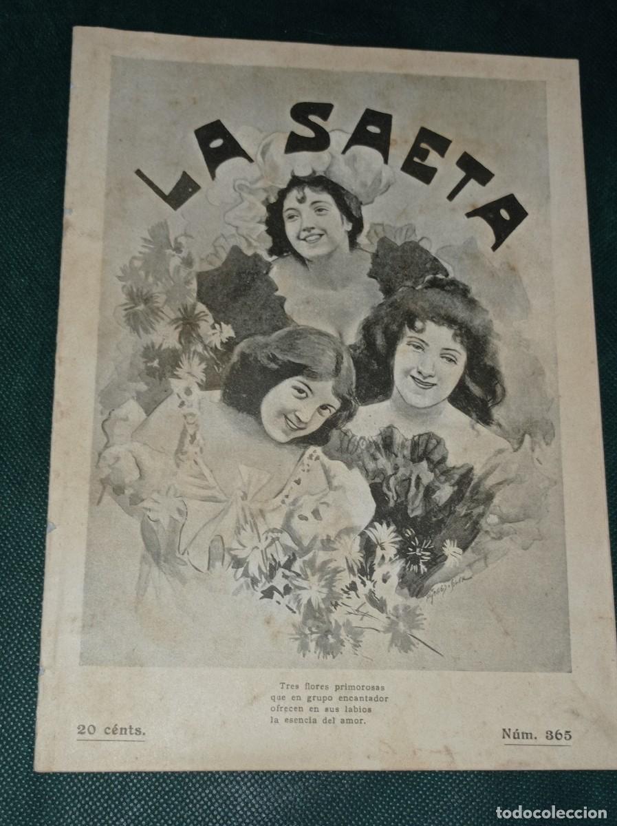 Collection Magazines and Newspapers: LA SAETA N&ordm; 365 B, 1897. BUSC&Oacute;N, LUJ&Aacute;N, RIERA,TRIAD&Oacute;, CUCHY, G&Oacute;MEZ SOLER. CRUZ ROJA. VER M&Aacute;S +++