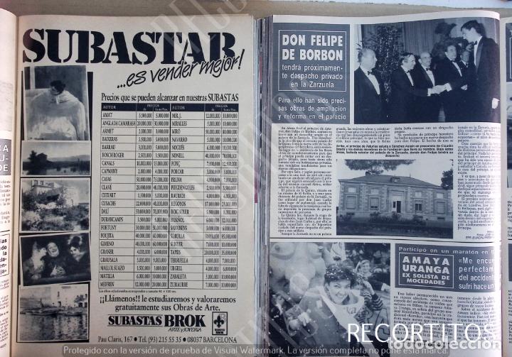 Coleccionismo de Revistas y Peri&oacute;dicos: amaya URANGA mocedades FELIPE BORBON SANCHEZ ASIAIN CLAUDIO BOADA