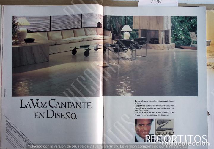 Coleccionismo de Revistas y Peri&oacute;dicos: FAMOSOS EN LA PUBLICIDAD JULIO IGLESIAS ANUNCIO ZIRCONIO