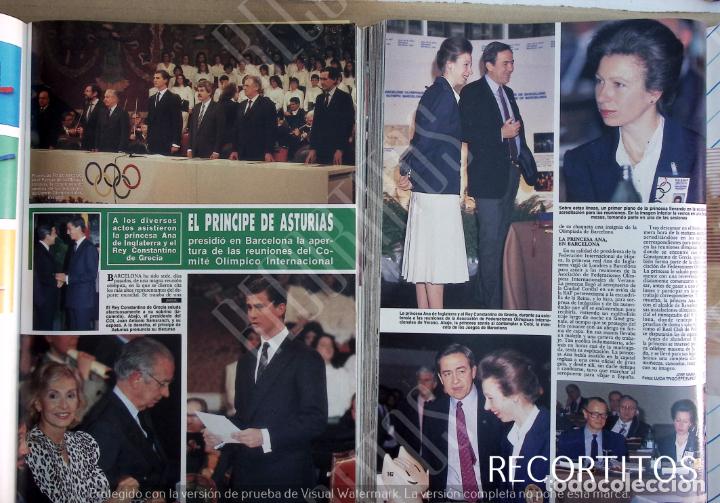 Coleccionismo de revistas y peri&oacute;dicos: PRINCESA ANA DE INGLATERRA EN LAS OLIMPIADAS DE BARCELONA 92 PRINCIPE FELIPE DE BORBON