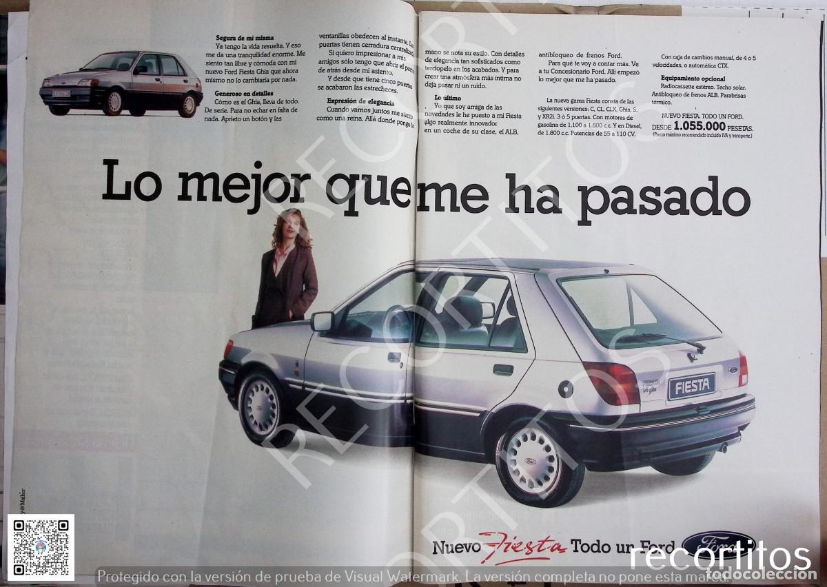 Collezionismo di Riviste e Giornali: FORD FIESTA ANUNCIO PUBLICIDAD