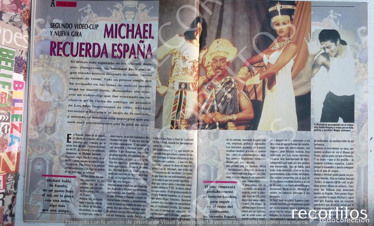 Coleccionismo de revistas y peri&oacute;dicos: MICHAEL JACKSON EDDIE MURPHY IMAN - Foto 1