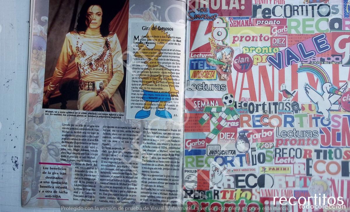 Coleccionismo de revistas y peri&oacute;dicos: MICHAEL JACKSON EDDIE MURPHY IMAN - Foto 2