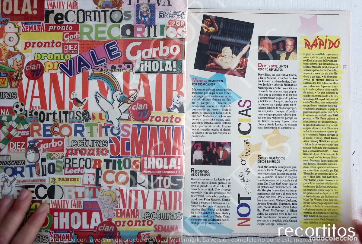 Coleccionismo de Revistas y Peri&oacute;dicos: MADONNA BAT BLOND AMBITION TOUR