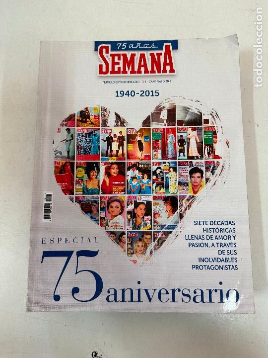 Coleccionismo de Revistas y Peri&oacute;dicos: Revista Extra Semana especial 75 a&ntilde;os
