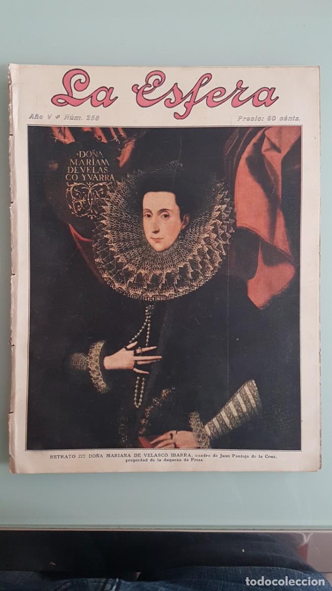 Coleccionismo de Revistas y Peri&oacute;dicos: LA ESFERA 258 MALLORCA LASSO DE LA VEGA FELIPE SASSONE MONASTERIO LA MURTA O&Ntilde;ATE MERIDA AZOR&Iacute;N