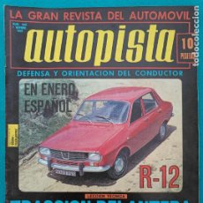 Coleccionismo de Revistas y Periódicos: REVISTA AUTOPISTA AUTOMOVIL 1969 Nº 560 R 12