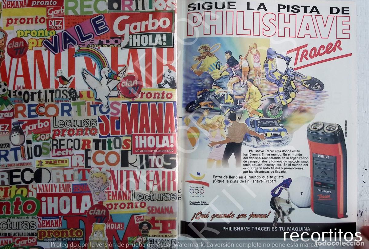 Coleccionismo de revistas y peri&oacute;dicos: PHILISHAVE JJOO JUEGOS OLIMPICOS BARCELONA 92 ANUNCIO PUBLICIDAD