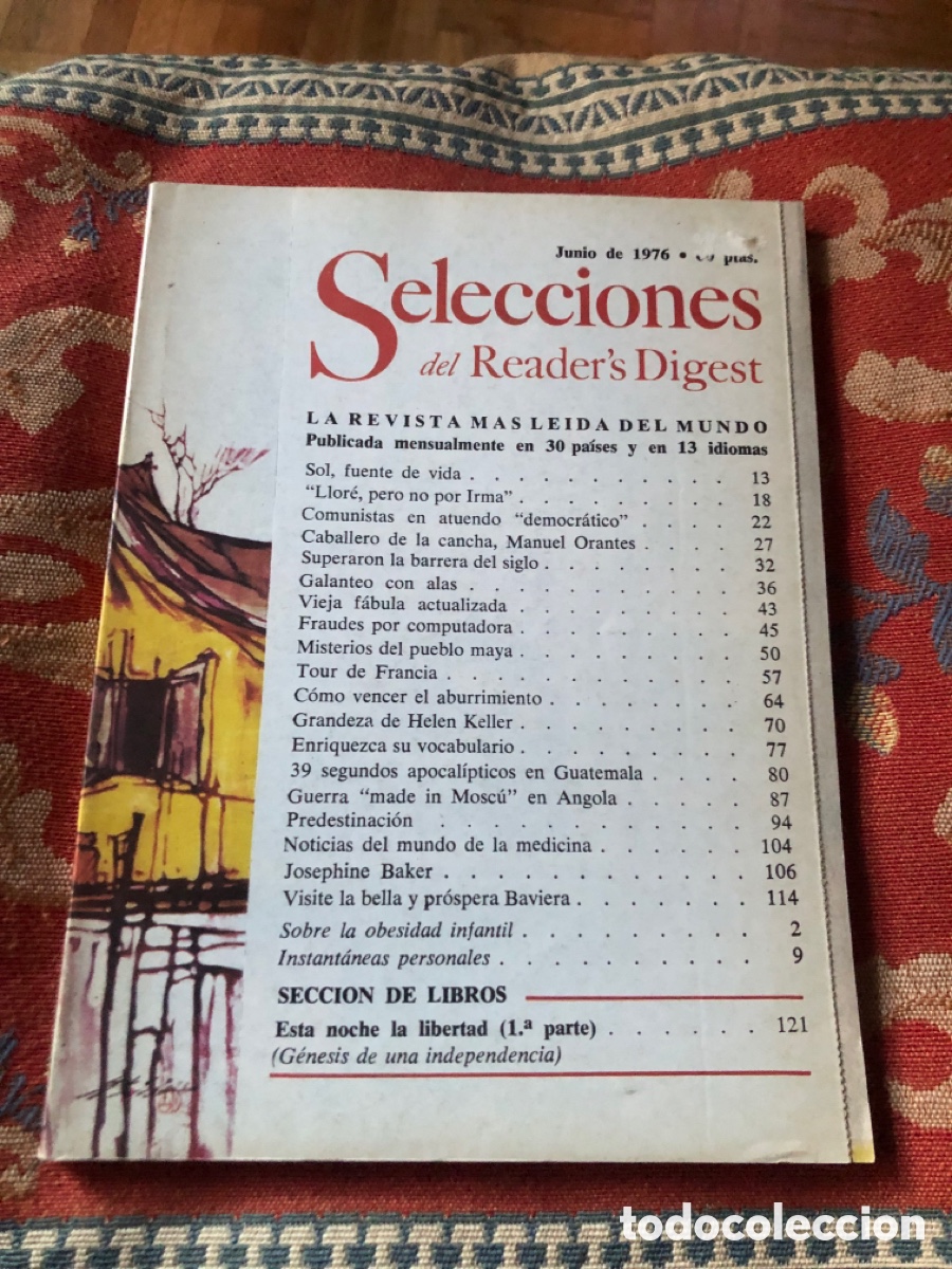 Colecionismo de Revistas e Jornais: Selecciones del Reader&rsquo;s Digest. Junio 1976. Asm