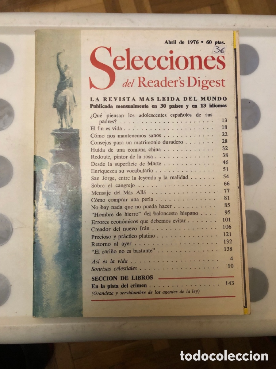 Collection Magazines and Newspapers: Selecciones del Reader&rsquo;s Digest. Abril 1976. Asm