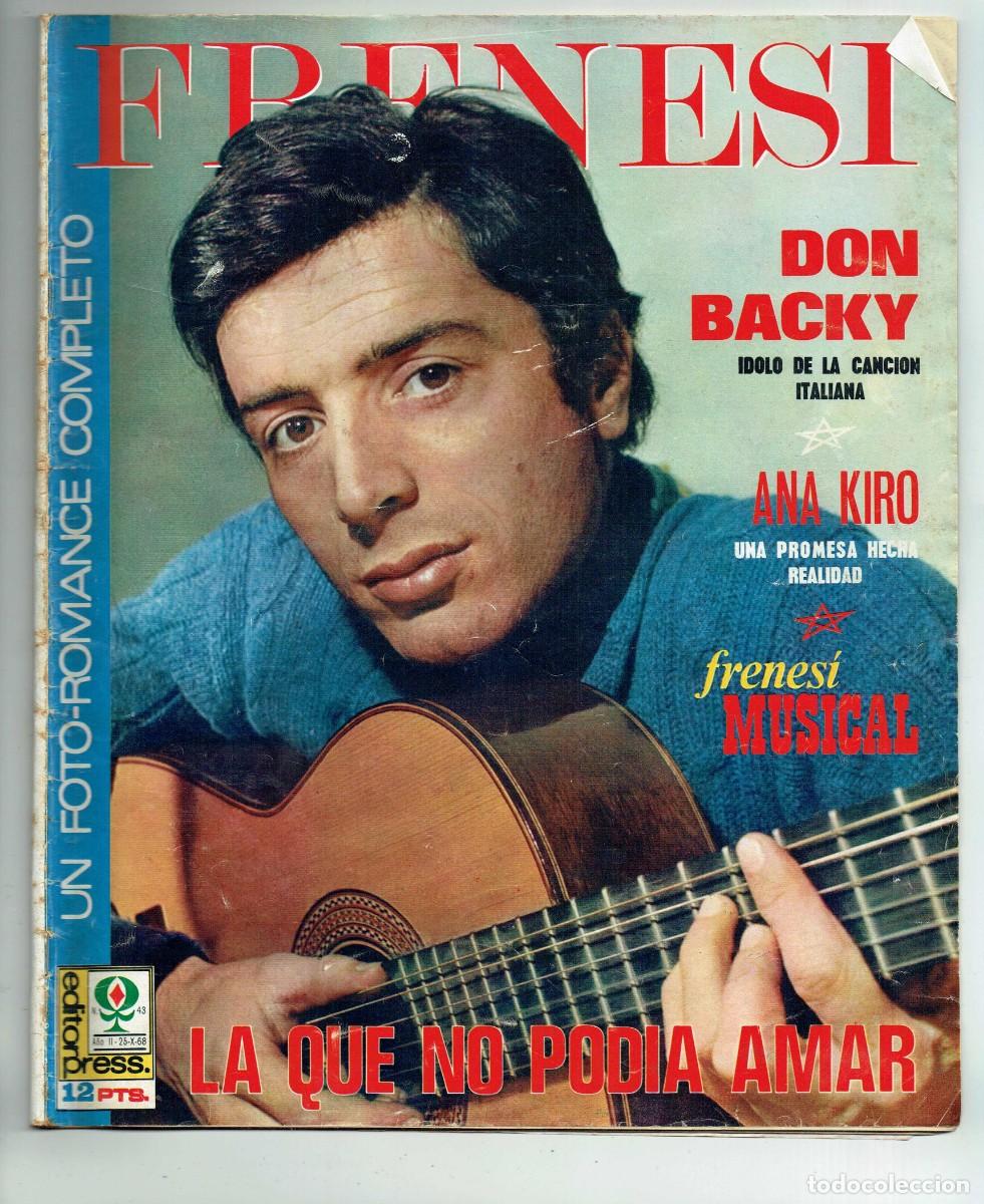 Coleccionismo de Revistas y Peri&oacute;dicos: FOTONOVELA. FRENESI. N&ordm; 43. DON BACKY / ANA KIRO / JANE FONDA Y ROGER VADIM/ BRIGITTE BARDOT. 1967