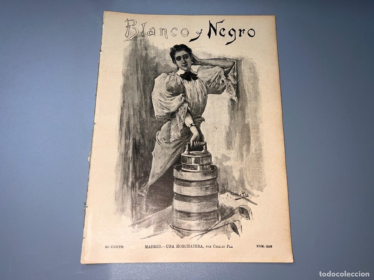 Coleccionismo de revistas y peri&oacute;dicos: BLANCO Y NEGRO. N&ordm; 226. A&Ntilde;O 1895. EL PALACIO DE LOS MARQUESES DE VIANA. LA REVISTA DE VITORIA. LEER