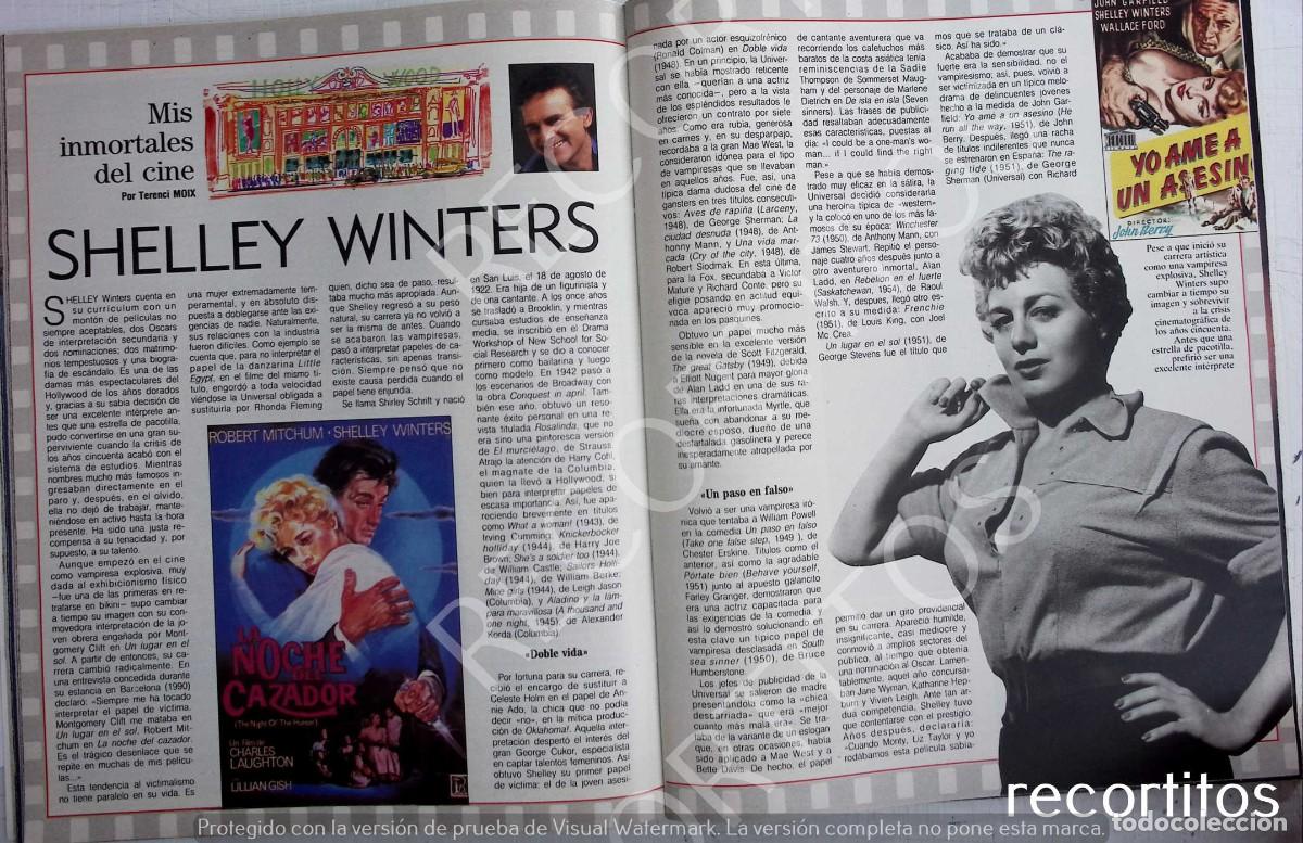 Collezionismo di Riviste e Giornali: SHELLEY WINTERS