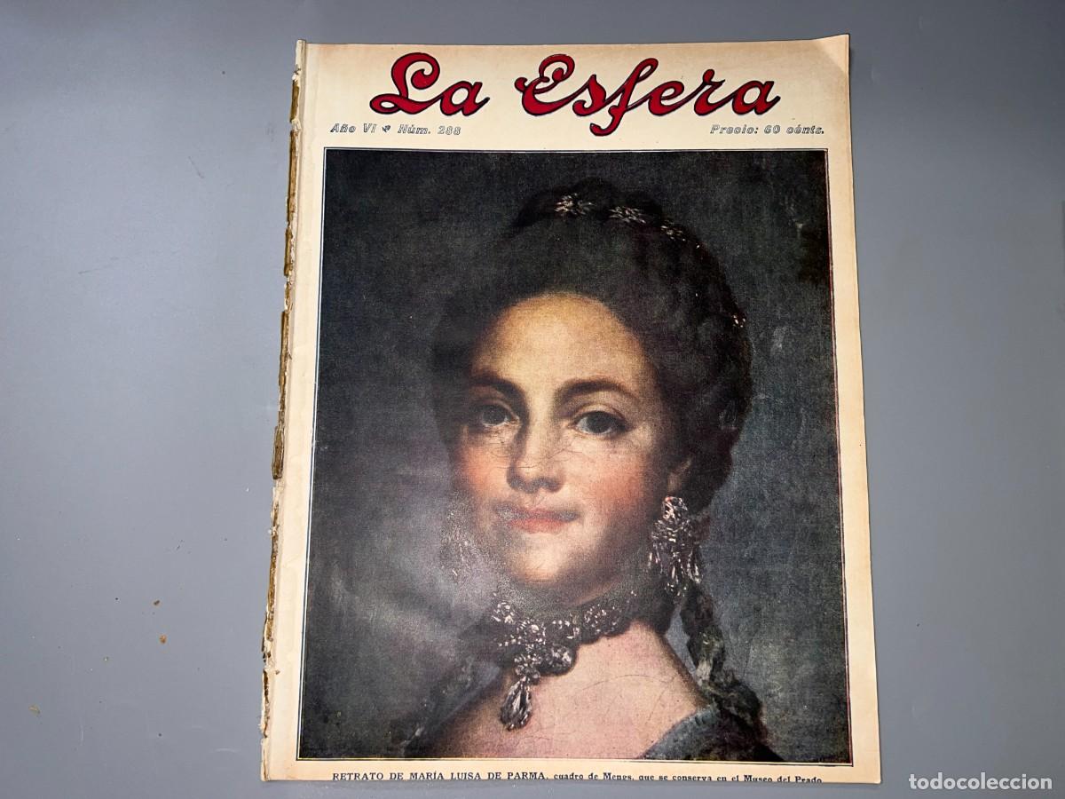 Collection Magazines and Newspapers: REVISTA LA ESFERA.A&Ntilde;O VI. N&ordm; 288.5 DE JULIO 1919.PALACIO VALD&Eacute;S Y LOS OBREROS.CATEDRAL PALENCIA.LEER