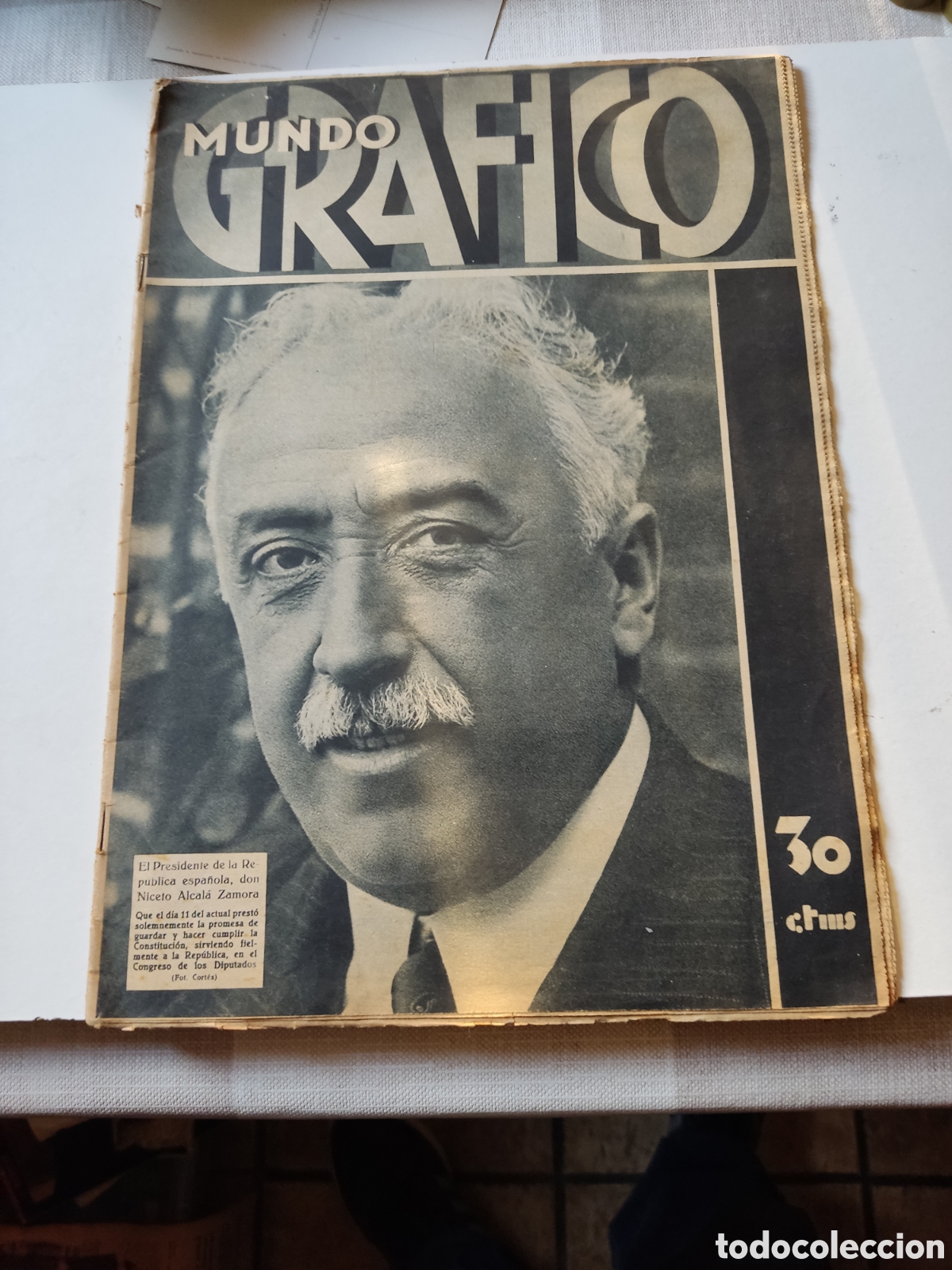 Coleccionismo de Revistas y Peri&oacute;dicos: Mundo gr&aacute;fico d&iacute;ario