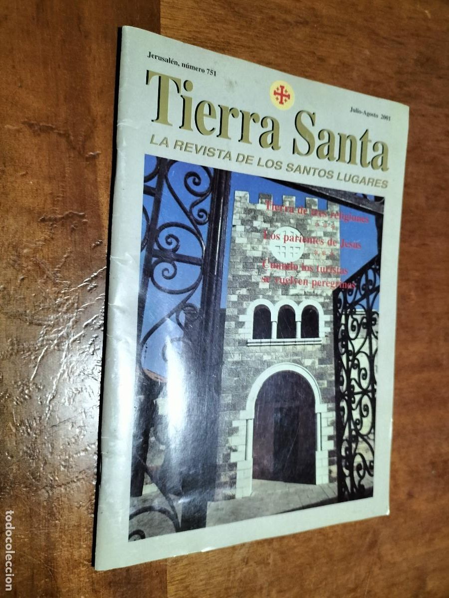 Coleccionismo de revistas y peri&oacute;dicos: TIERRA SANTA 751. REVISTA. GRAPA. JULIO-AGOSTO 2001. BUEN ESTADO. DIFICIL caj. 67