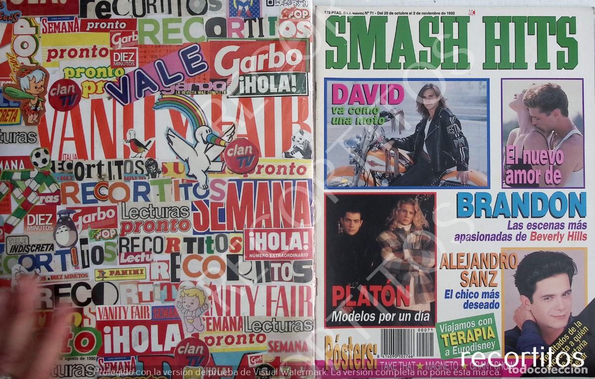 Coleccionismo de Revistas y Peri&oacute;dicos: RE CORTE PORTADA ALEJANDRO SANZ PLATON DAVID SANTISTEBAN JASON PRIESTLEY