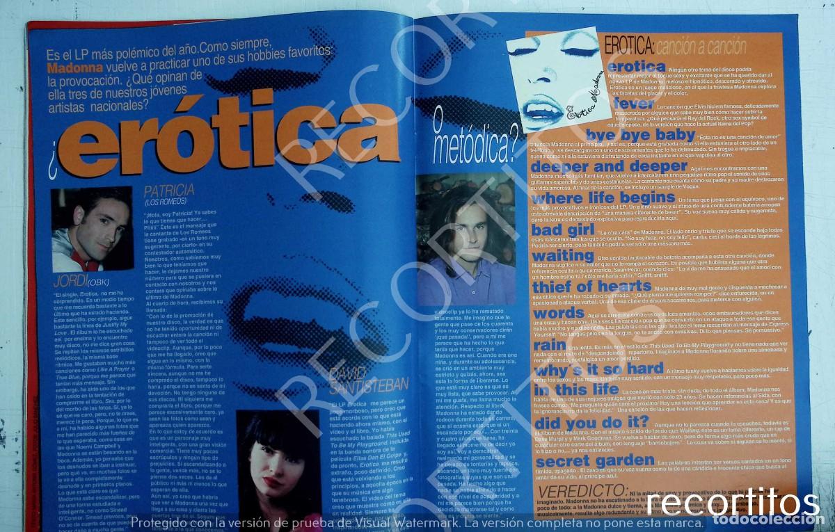 Coleccionismo de Revistas y Peri&oacute;dicos: MADONNA EROTICA