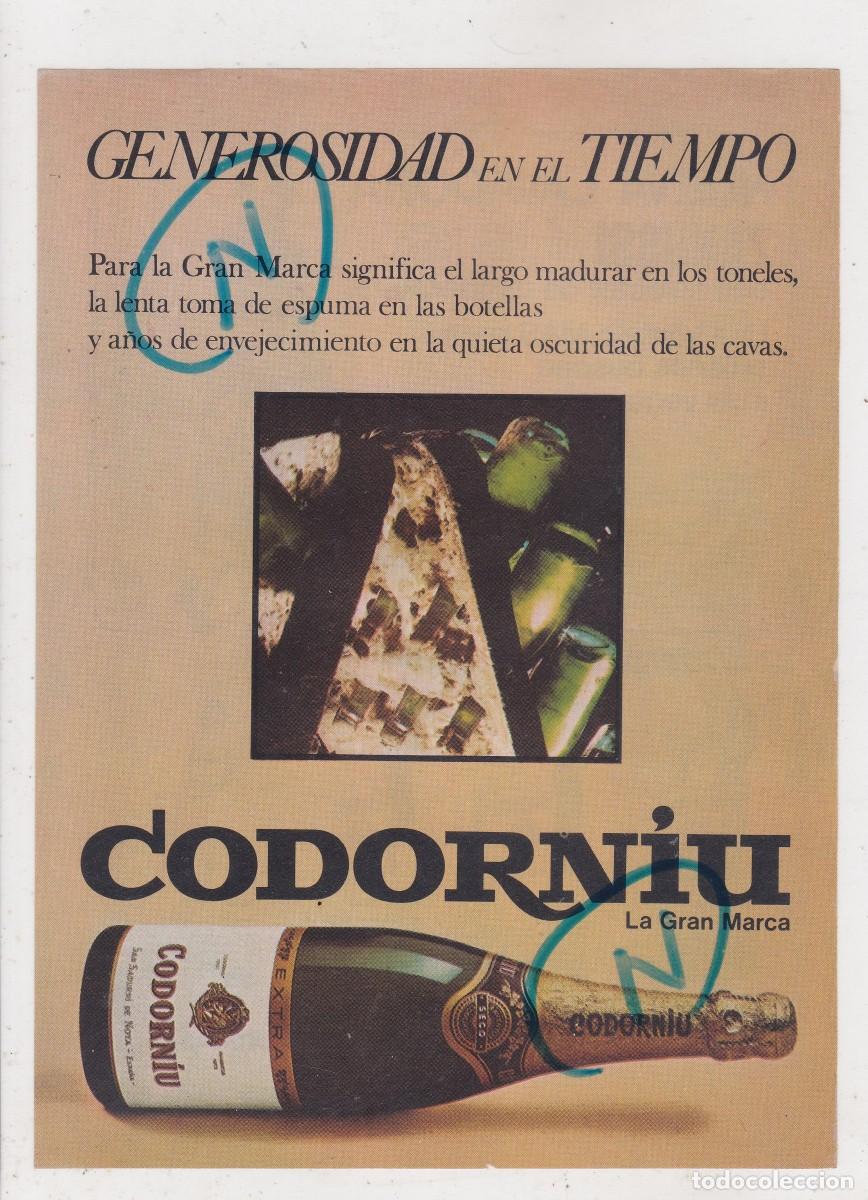 Coleccionismo de Revistas y Peri&oacute;dicos: PUBLICIDAD 1976. ANUNCIO CAVA CODORNIU + ZANUSSI. LAVADORA LS 60