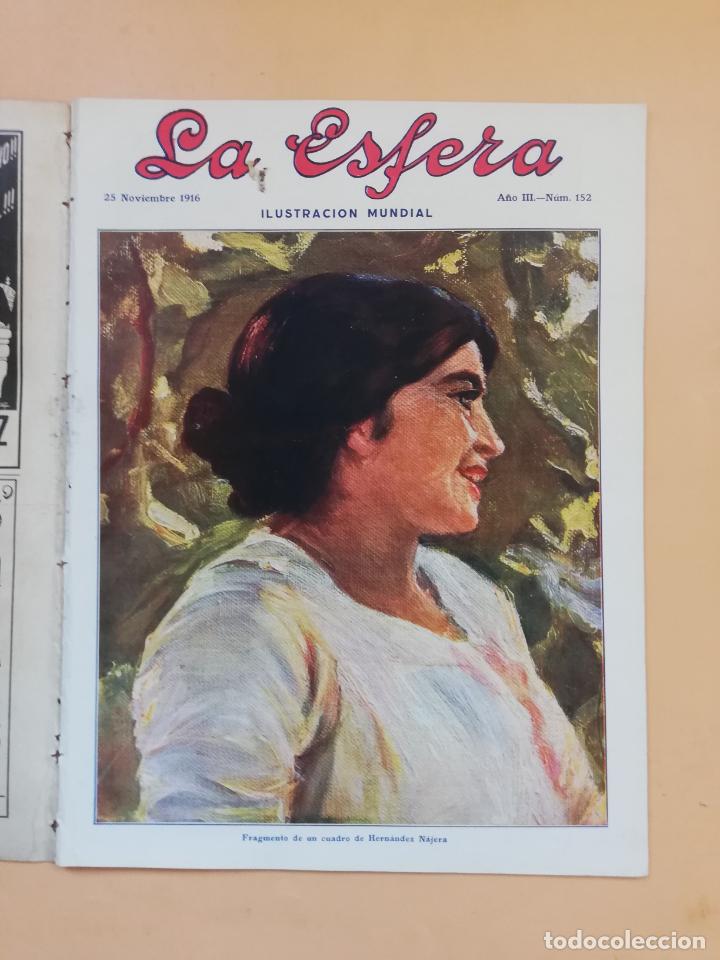 Collection Magazines and Newspapers: LA ESFERA. N&ordm; 152. 25 NOVIEMBRE 1916. S. M. LA REINA D&ordf;. VICTORIA CON SUS HIJOS. LEER.