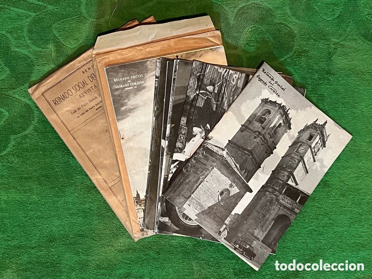 Coleccionismo de revistas y peri&oacute;dicos: REINADO SOCIAL DEL SAGRADO CORAZON (18) revistas (a&ntilde;os sesenta..) 2 kg., aproximadamente