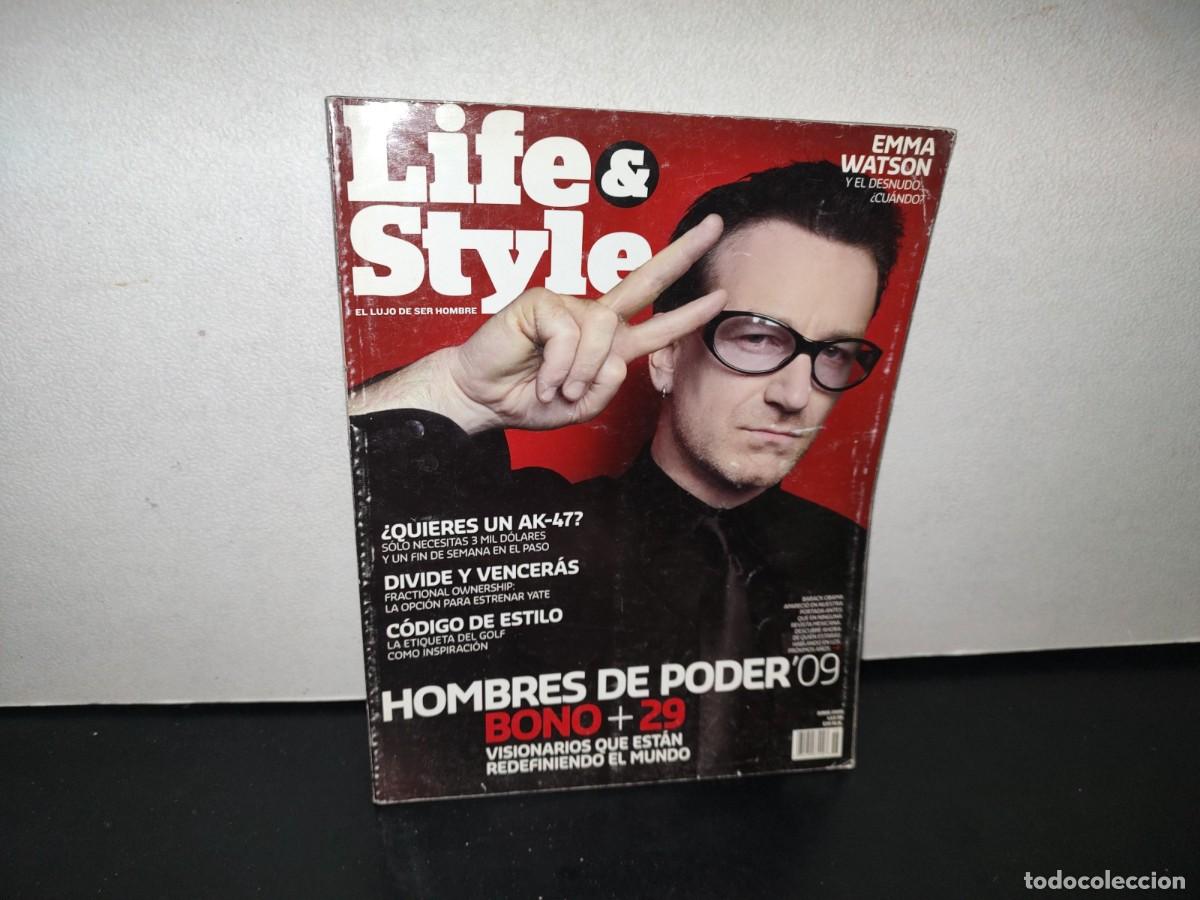 Coleccionismo de Revistas y Peri&oacute;dicos: 81- REVISTA LIFE & STYLE. PAUL DAVID HEWSON, BONO. U2 - # 58, JUNIO 2009