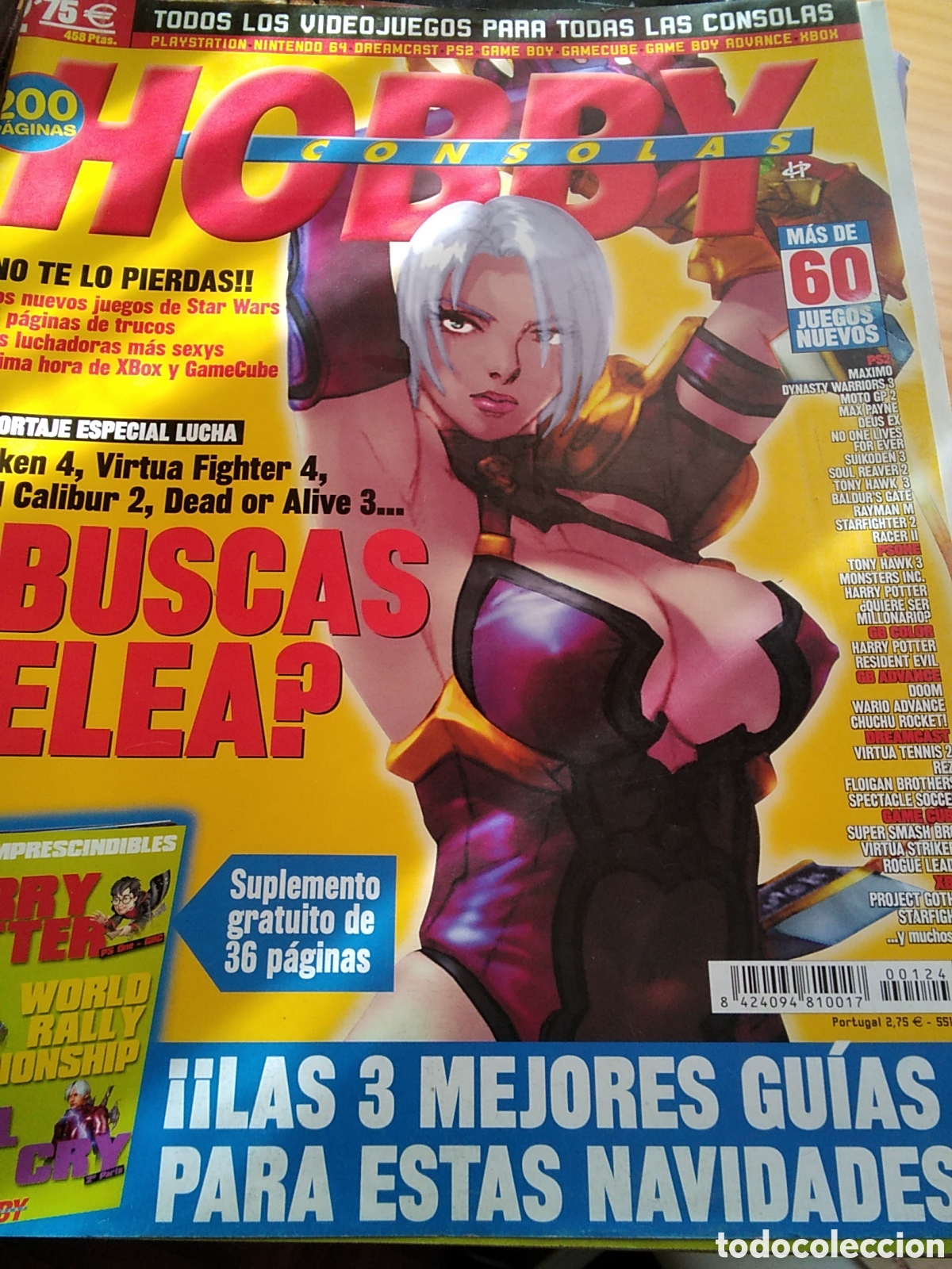 Coleccionismo de Revistas y Peri&oacute;dicos: Hobby consolas revista n&uacute;mero 124 juegos de lucha