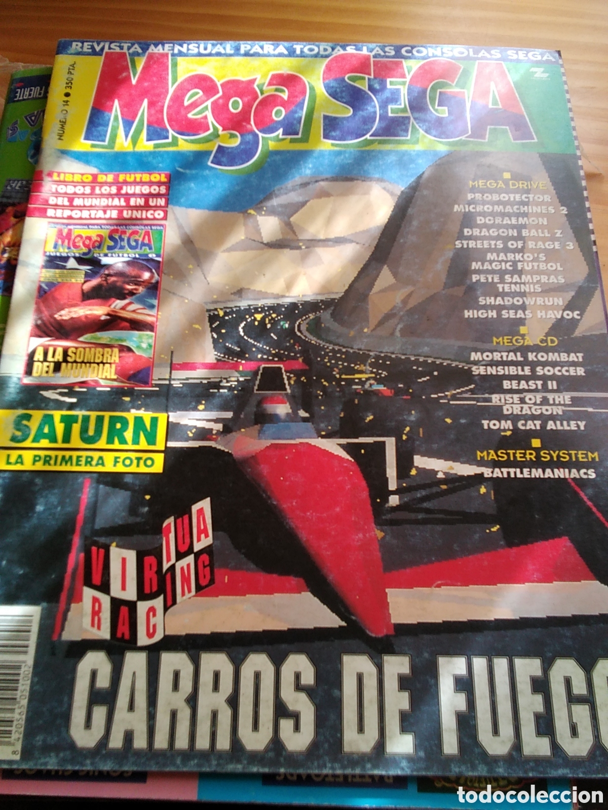 Sammeln von Zeitschriften und Zeitungen: Mega sega revista consolas n&uacute;mero 14 a&ntilde;o 1994 incluye suplemento