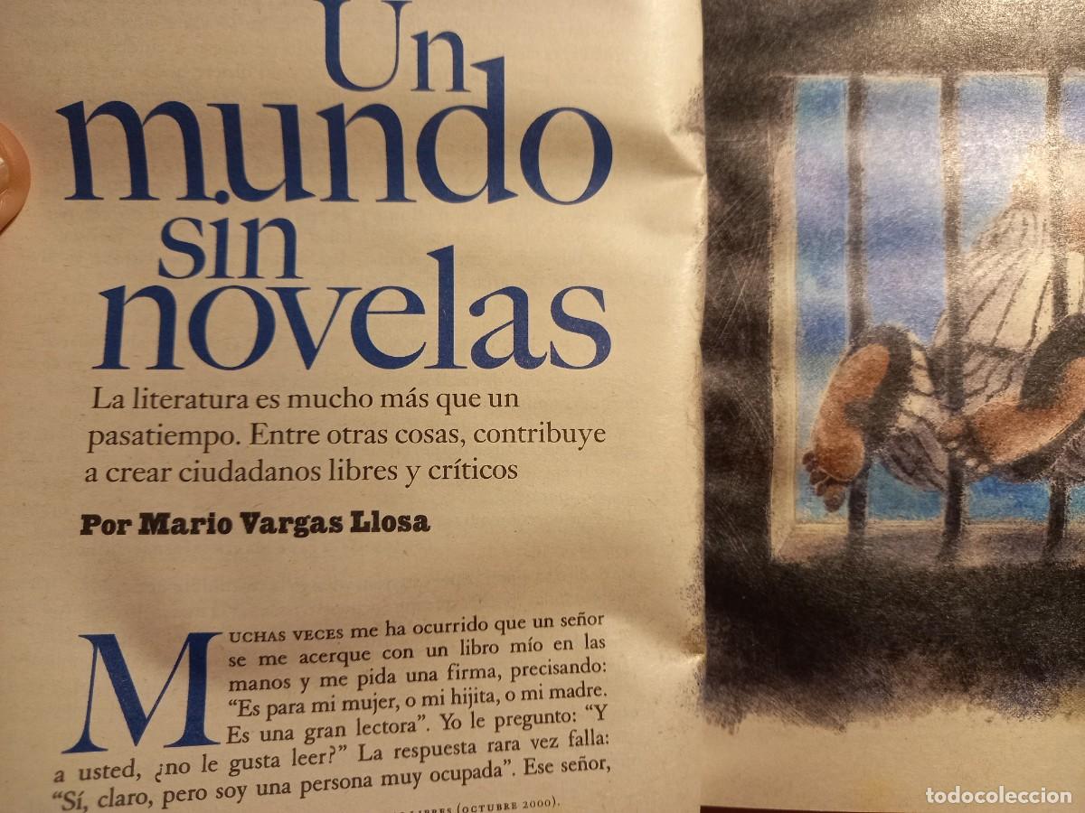 Coleccionismo de Revistas y Peri&oacute;dicos: MARIO VARGAS LLOSA ESCRIBE SOBRE LA IMPORTANCIA DE LA LITERATURA. 7 PAGINAS. EXTRAIDO DE SRD 2001
