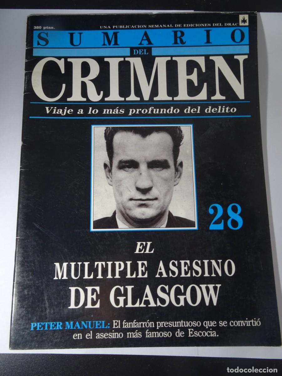 Coleccionismo de revistas y peri&oacute;dicos: REVISTA SUMARIO DEL CRIMEN N&ordm;28, VER FOTOS