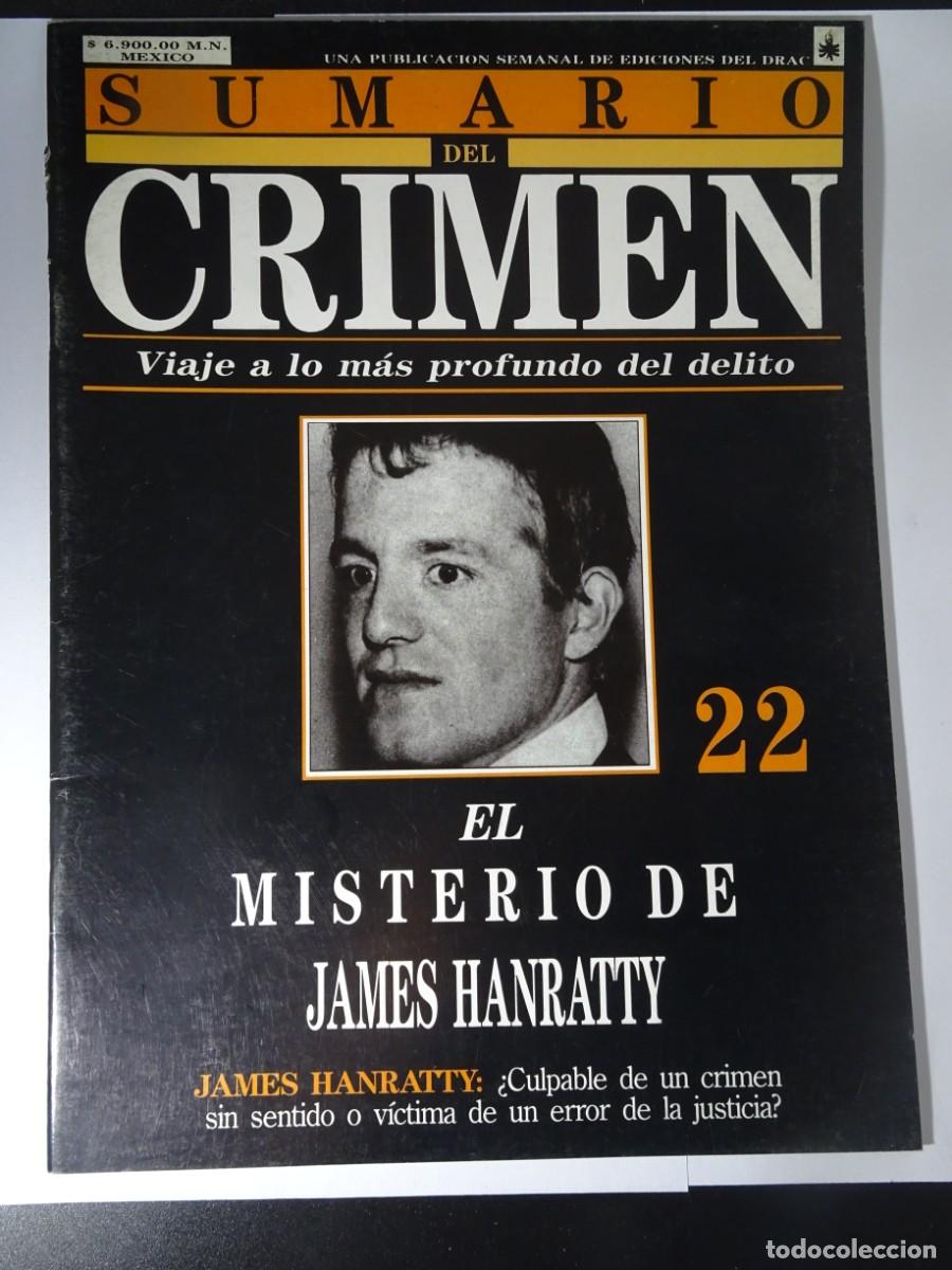 Coleccionismo de revistas y peri&oacute;dicos: REVISTA SUMARIO DEL CRIMEN N&ordm;22, VER FOTOS