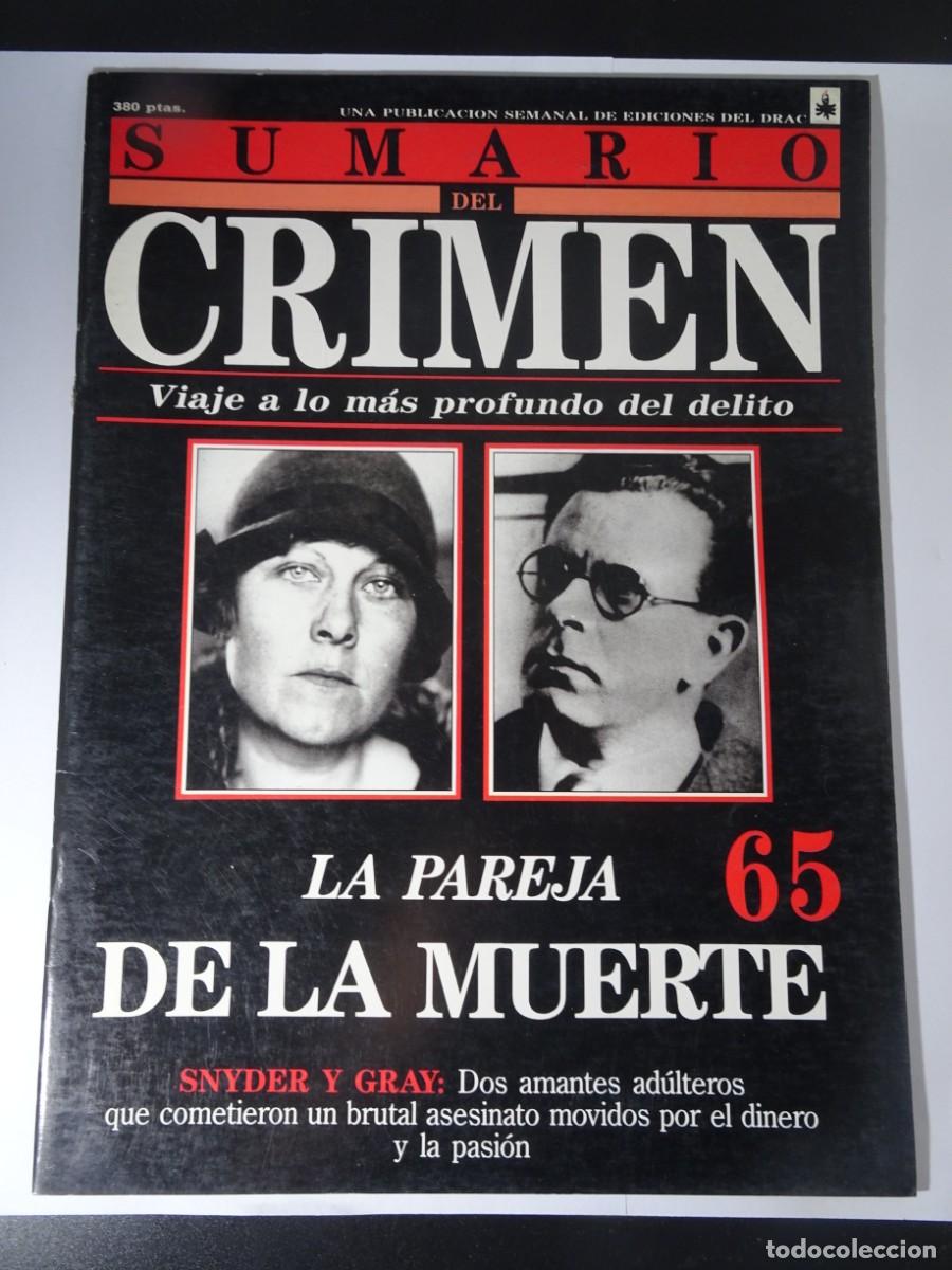 Coleccionismo de revistas y peri&oacute;dicos: REVISTA SUMARIO DEL CRIMEN N&ordm;65, VER FOTOS
