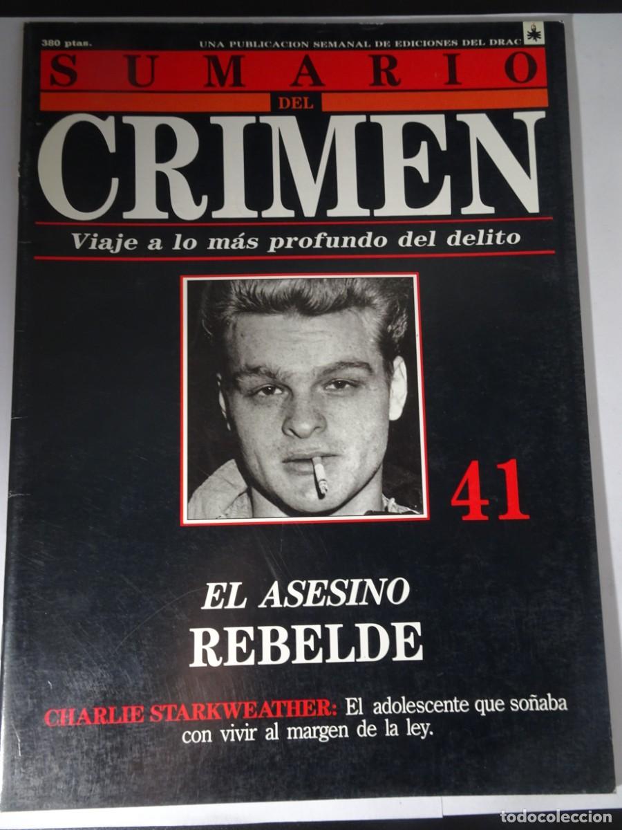 Coleccionismo de revistas y peri&oacute;dicos: REVISTA SUMARIO DEL CRIMEN N&ordm;41, VER FOTOS