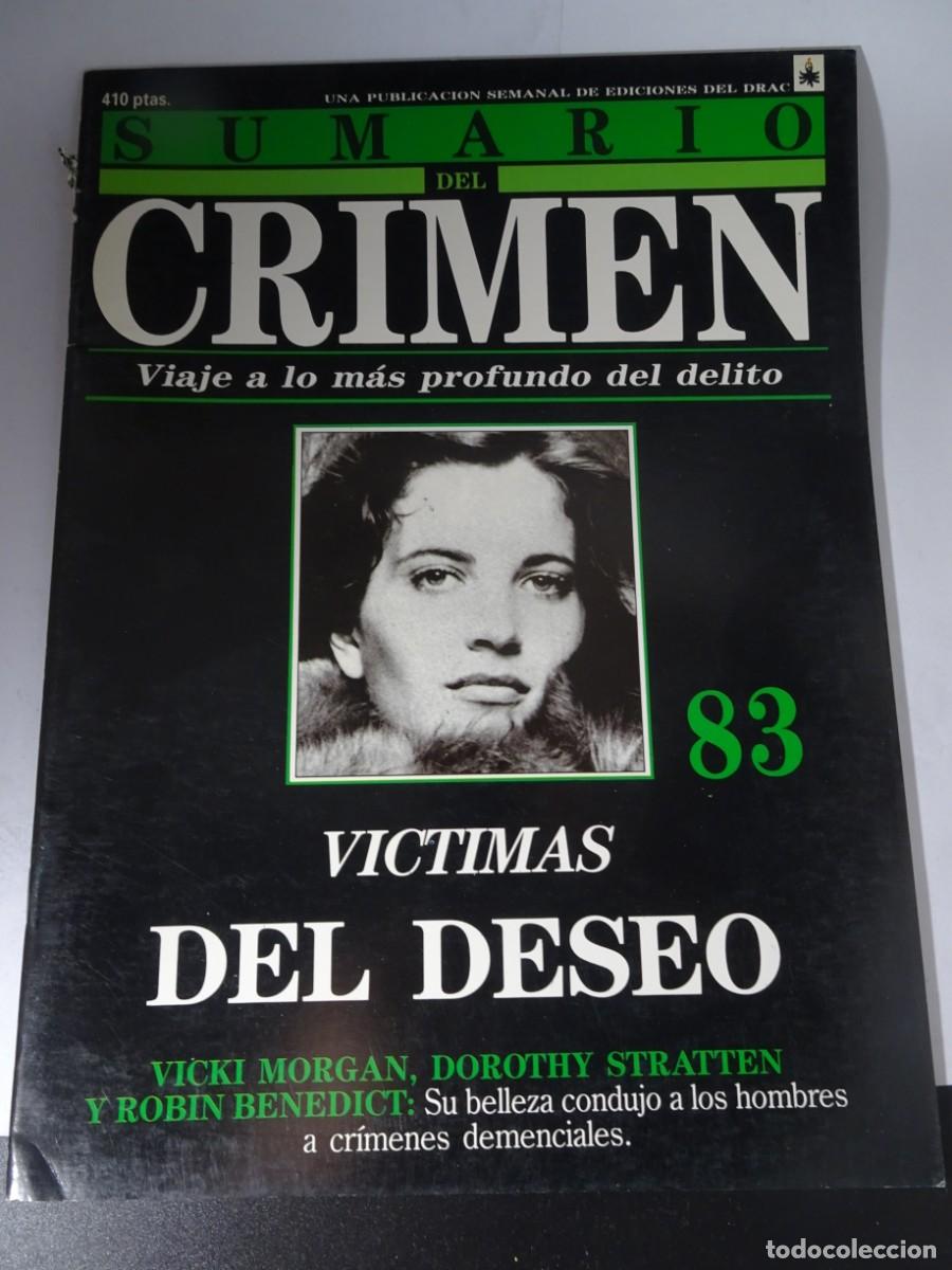 Coleccionismo de revistas y peri&oacute;dicos: REVISTA SUMARIO DEL CRIMEN N&ordm;83, VER FOTOS Y ESTADO