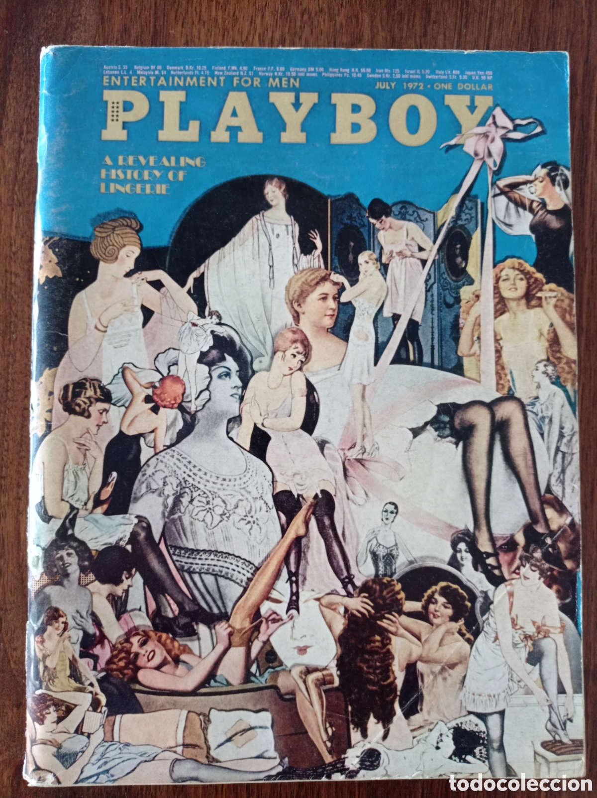 Collezionismo di Riviste e Giornali: REVISTA PLAYBOY JULY 1972 EDICI&Oacute;N AMERICANA USA PLAYMATE CAROL O`NEAL HISTORY OF LINGERIE