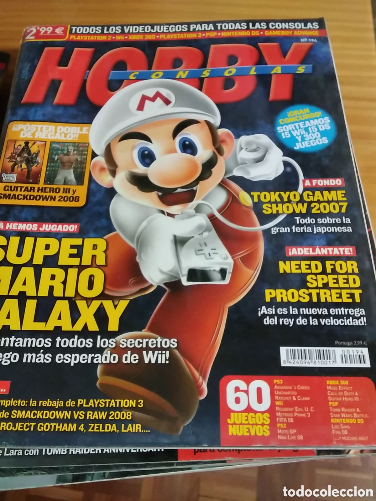 Coleccionismo de Revistas y Peri&oacute;dicos: Hobby consolas revista n&uacute;mero 194 incluye poster