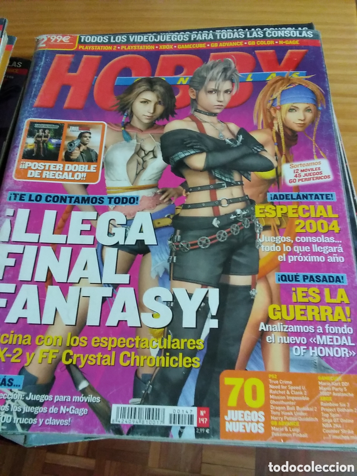 Coleccionismo de Revistas y Peri&oacute;dicos: Hobby consolas revista n&uacute;mero 147 incluido poster final fantasy