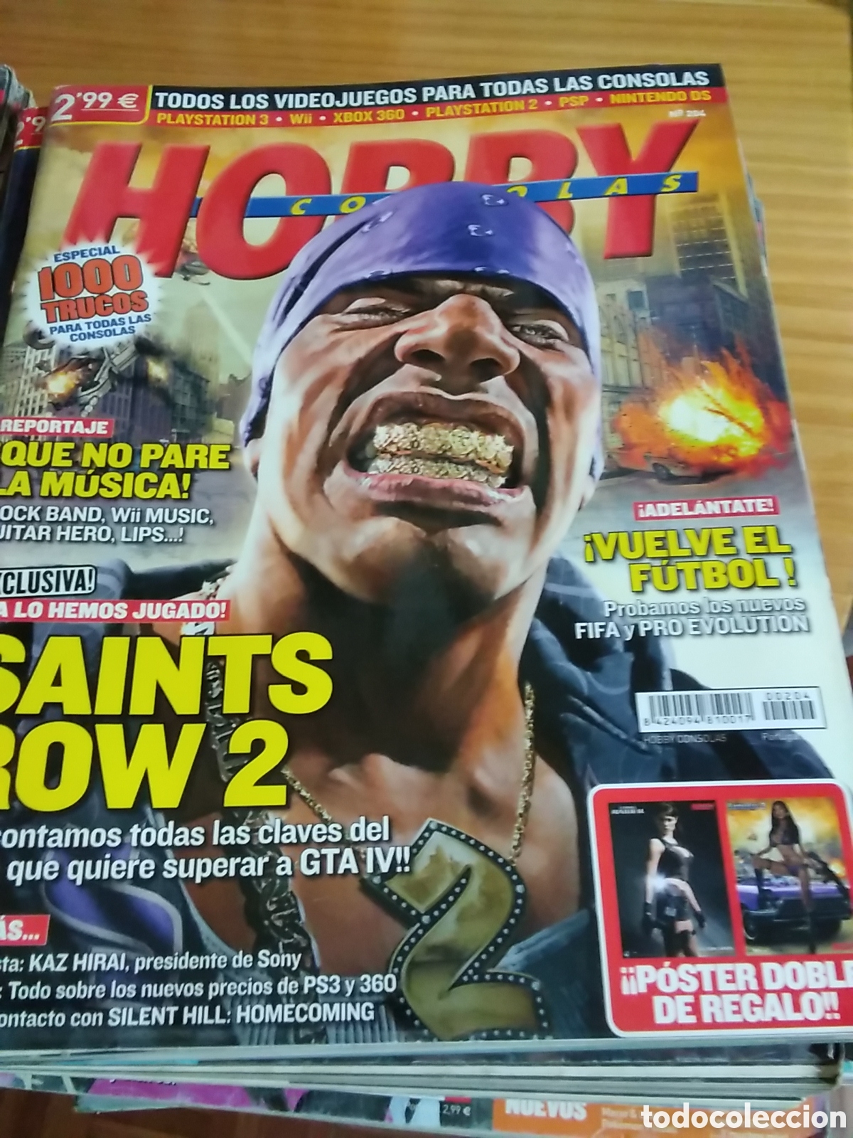 Coleccionismo de Revistas y Peri&oacute;dicos: Hobby consolas revista n&uacute;mero 204 incluye poster