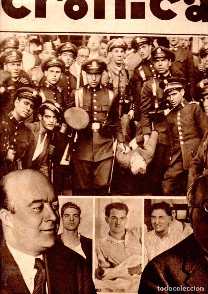 Coleccionismo de Revistas y Peri&oacute;dicos: REVISTA CRONICA 14 AGOSTO 1932 -LA SANJURJADA