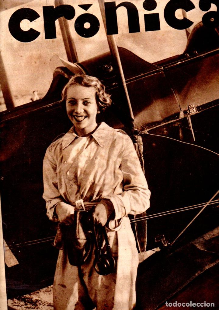 Coleccionismo de Revistas y Peri&oacute;dicos: REVISTA CRONICA 10 JULIO 1931 -AFRICA LLAMAS