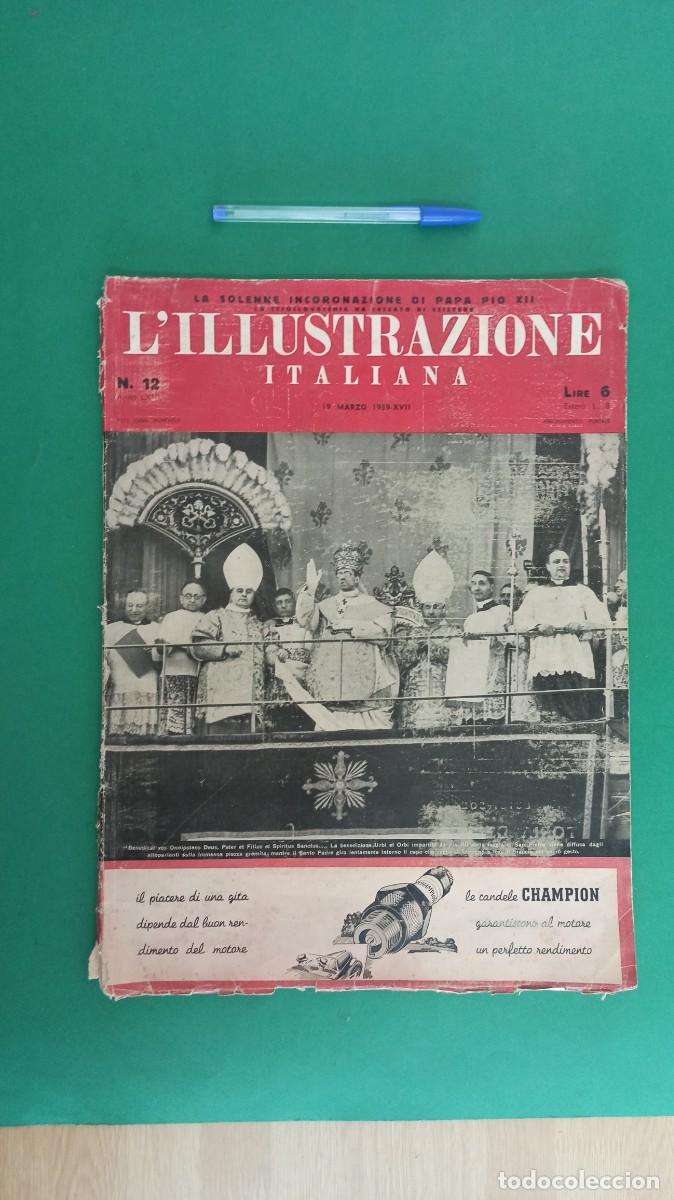 Collection Magazines and Newspapers: Antigua revista Ilustraci&oacute;n Italiana. 1939 Italia.