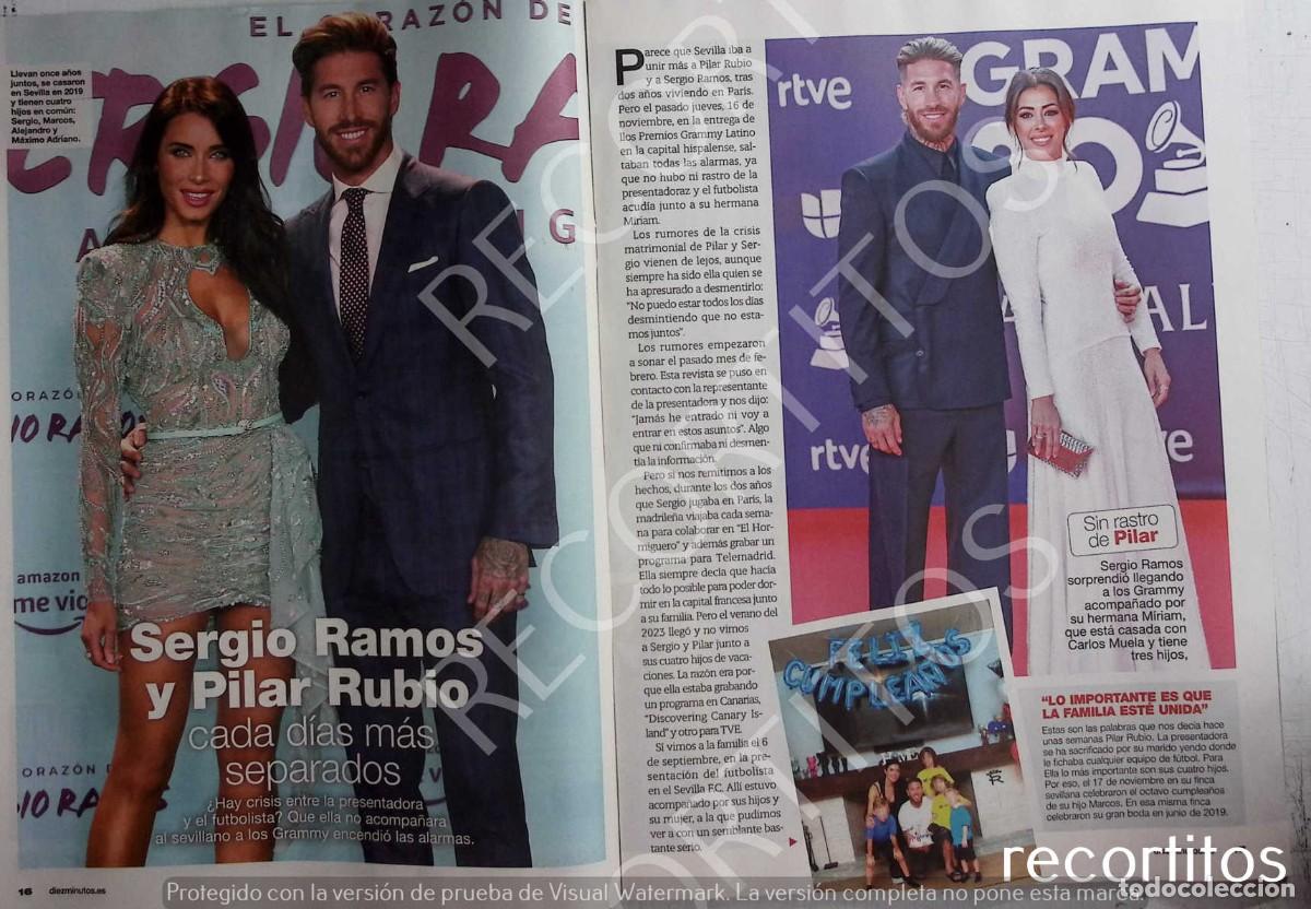 Coleccionismo de Revistas y Peri&oacute;dicos: PILAR RUBIO SERGIO RAMOS