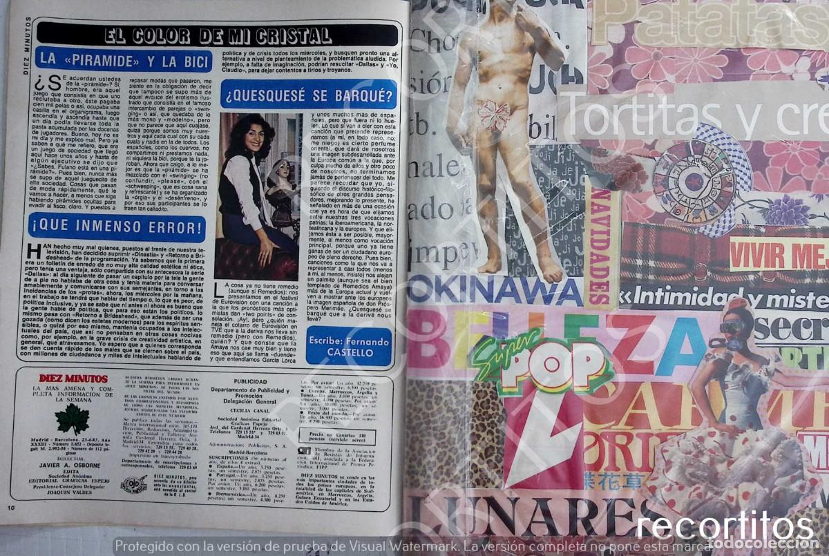 Coleccionismo de Revistas y Peri&oacute;dicos: remedios amaya eurovision