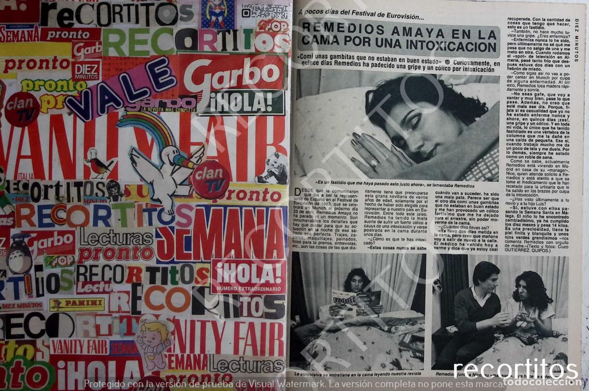 Coleccionismo de Revistas y Peri&oacute;dicos: remedios amaya eurovision