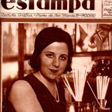 Coleccionismo de Revistas y Periódicos: REVISTA ESTAMPA 15 AGOSTO 1931 - PILAR ABARCA SEÑORITA REPÚBLICA - ARTE DE RAMÓN ACÍN