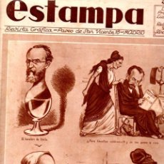 Coleccionismo de Revistas y Periódicos: REVISTA ESTAMPA 6 FEBRERO 1932 - PRESIDENTES DE LA PRIMERA REPÚBLICA