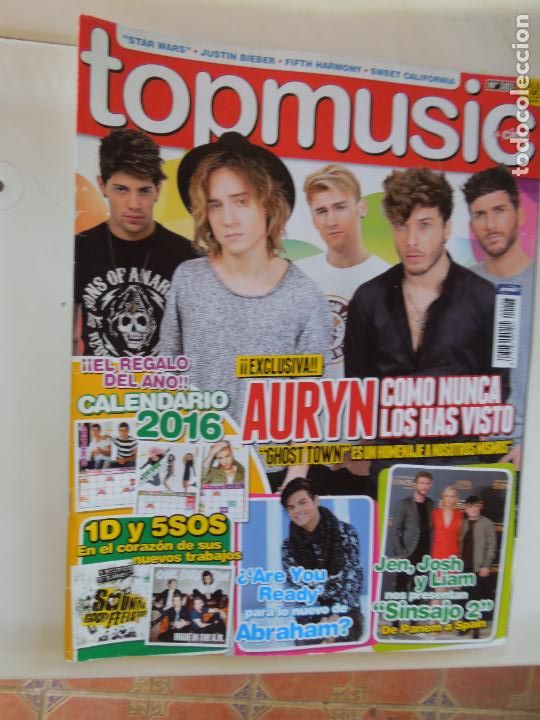 Collezionismo di Riviste e Giornali: TOP MUSIC & CINE REVISTA N&ordm; 183- AURYN - JEN ,JOSH Y LIAM -