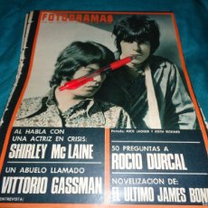 Coleccionismo de Revistas y Periódicos: RECORTE : PORTADA : MICK JAGGER Y KEITH RICHARD (ROLLING STONES) FOTOGRAMAS, AGTO 1967