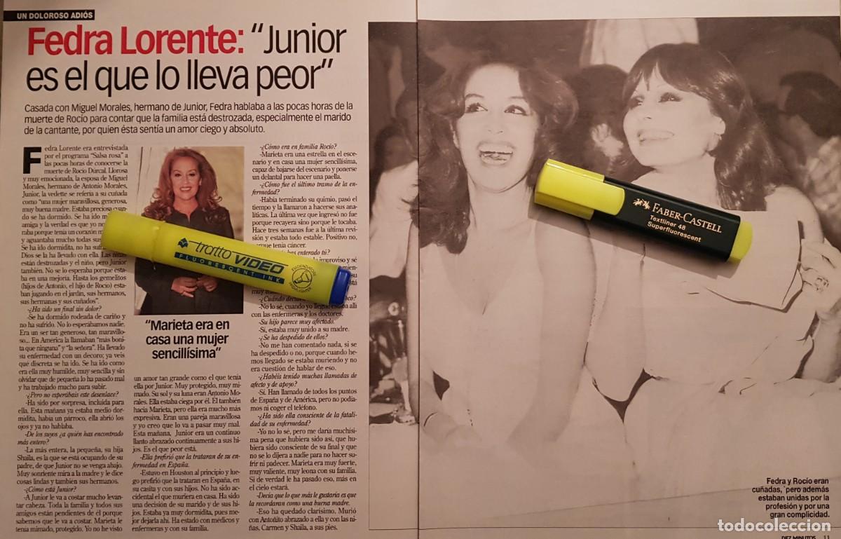 Coleccionismo de Revistas y Peri&oacute;dicos: Reportaje Roc&iacute;o Jurado / Shaila D&uacute;rcal / Carmen Morales 07.04.06